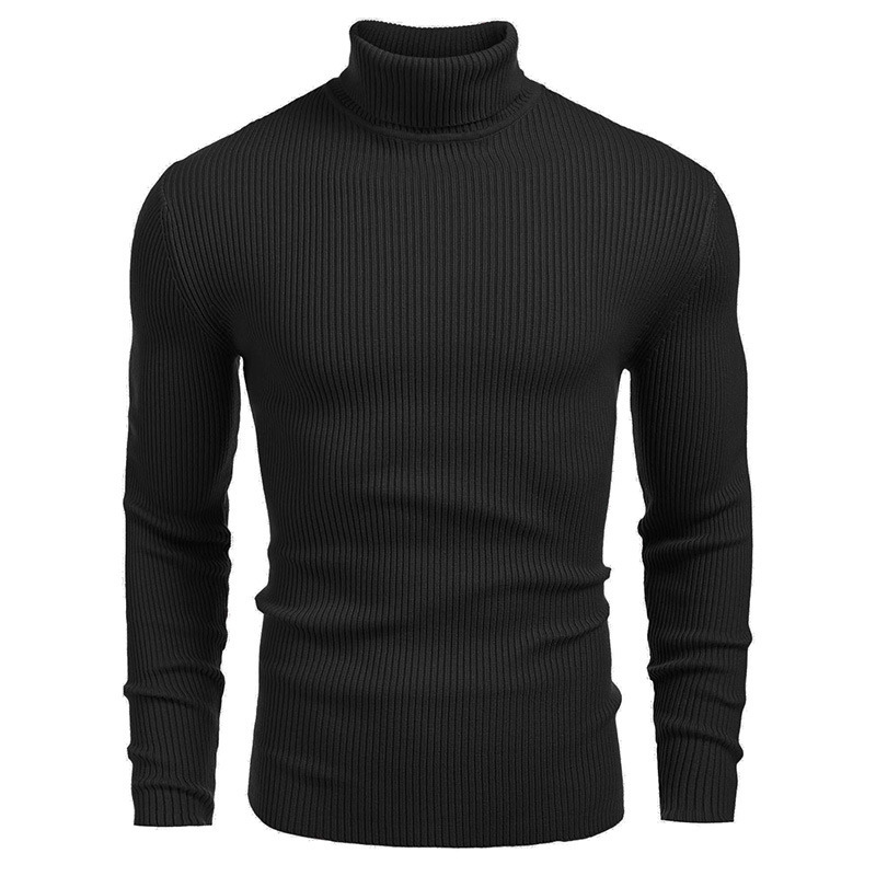 2026 Export Men's Knitwear Turtleneck Sweater Autumn and Winter European and American Long-Sleeved Pullover Sweater Men Sweater