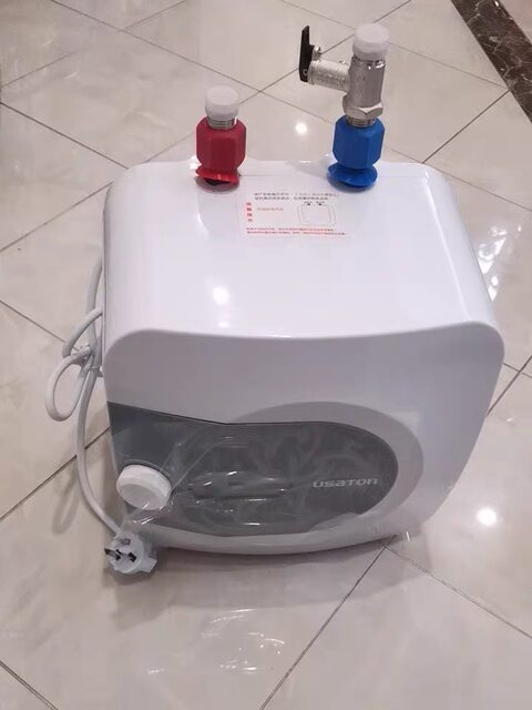 Usaton Dszf-6J15 Little Chef Water Heater Red and Blue Inlet and Outlet Pipe Screw Anti-Electricity Wall