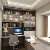 Long-made wooden multifunctional tatami bed wardrobe integrated custom bay window combination whole house whole tatami custom