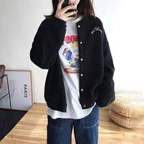 Baseball Suit Jacket Lady 2022 Early Spring New Small Subshort College Wind Exploits Jacket Cardiovert Blouse Spring Autumn