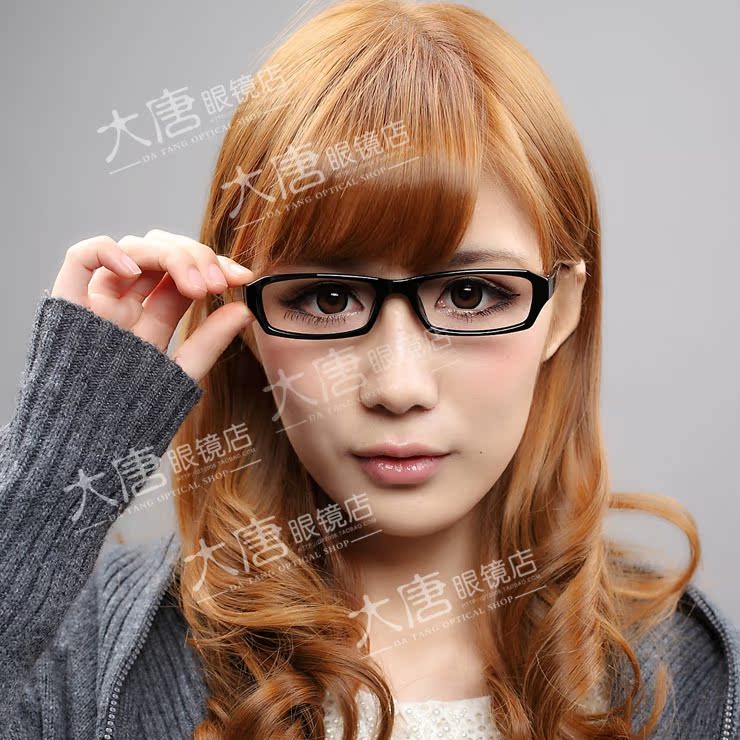 Khuôn mặt nhỏ loại TR90 siêu nhẹ tấm kính khung khung hình đầy đủ cận thị ánh sáng phẳng chống bức xạ máy tính khung gọng kính tròn