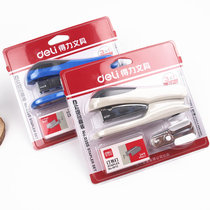 Del 0355 Stapler Staple Starter Three Piece Set Large Office Stapler Student Stationery