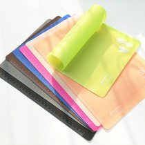 Creative candy color soft silicone pad Student exam with A4 desk pad writing and painting soft gasket can be bent