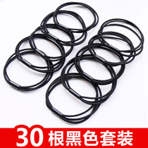 Adult Korean hair tie black girl rubber ring hair rope high elastic rubber band headgear simple headwear