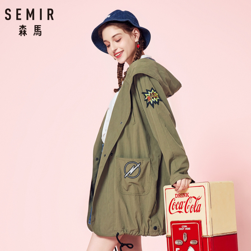 Trench pour femme SEMIR   en Coton en Coton - Ref 3226555 Image 1