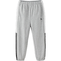 Semir childrens trousers 2024 new campus sports style contrasting color leggings autumn trousers for boys and girls