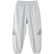 Semir childrens trousers 2024 new moisture-absorbent and quick-drying mesh spliced ​​ankle casual pants summer boys sports pants