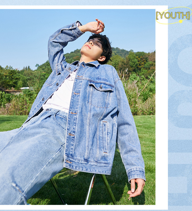 Semir 森马 2022年秋季新款 男式高街简约牛仔外套 天猫优惠券折后￥139.99起包邮（￥199.99-60）5色可选