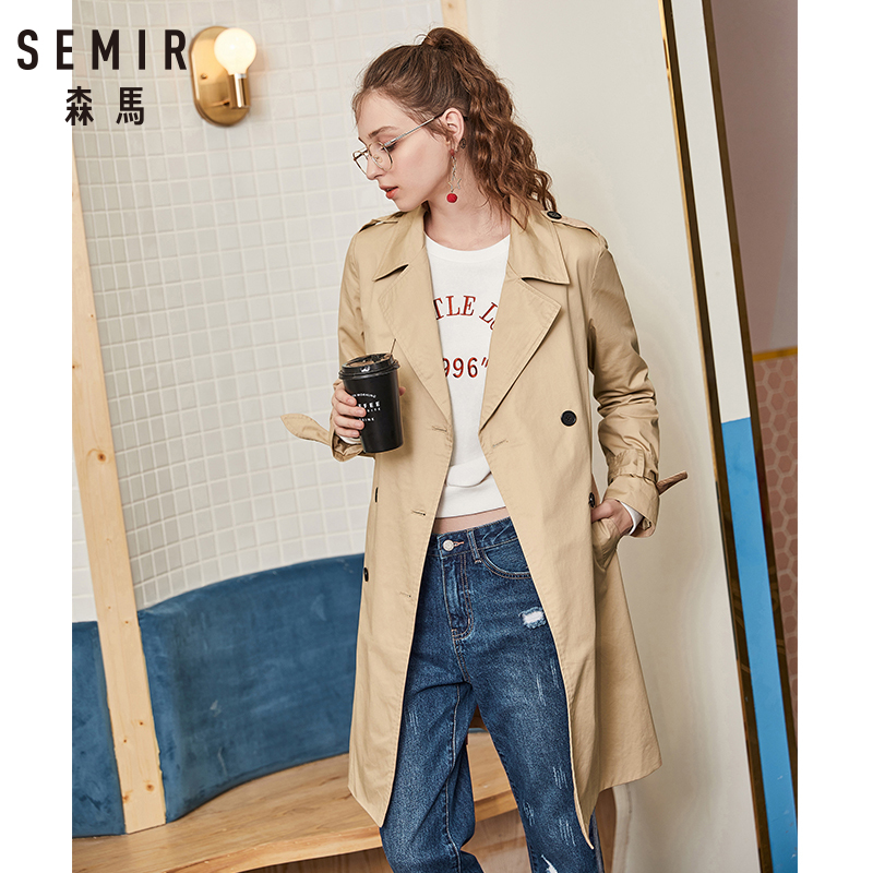 Trench pour femme SEMIR   en Coton en Coton - Ref 3226269 Image 4