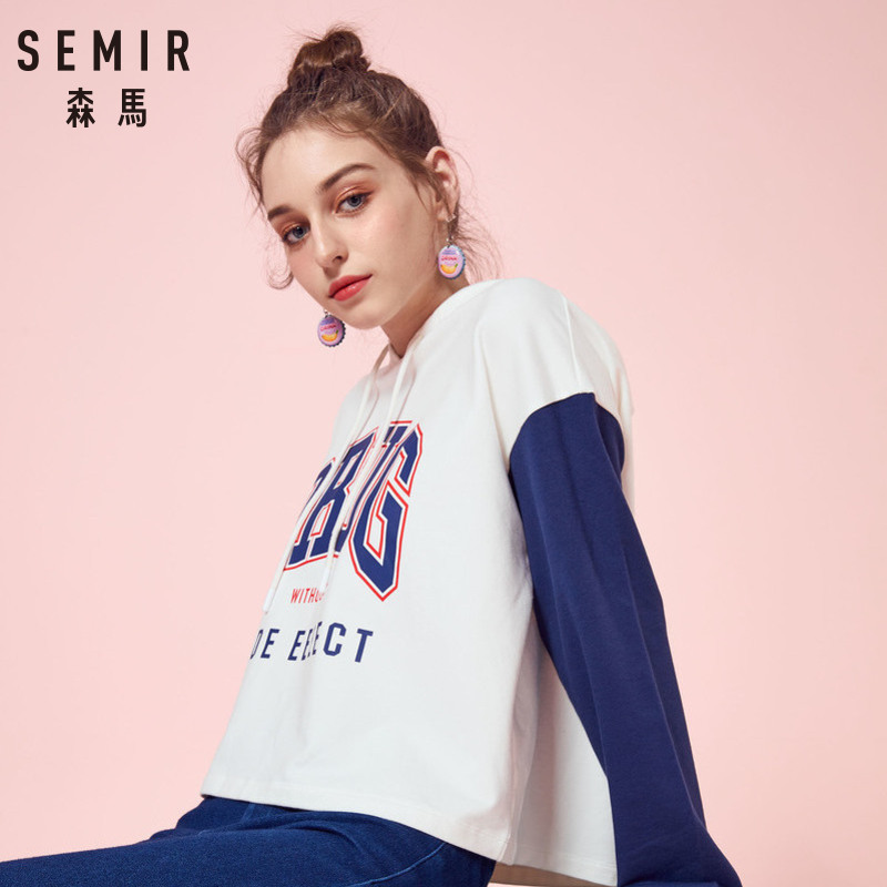 Sweatshirt femme SEMIR   en Coton - Ref 3217414 Image 4