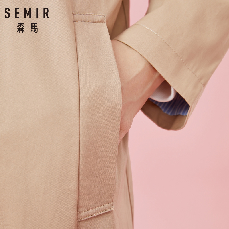Trench pour femme SEMIR   en Coton en Coton - Ref 3226942 Image 4