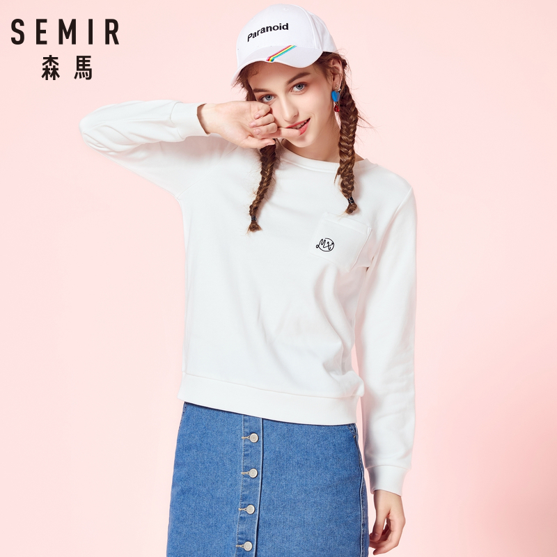 Sweatshirt femme SEMIR   en Coton - Ref 3216823 Image 3