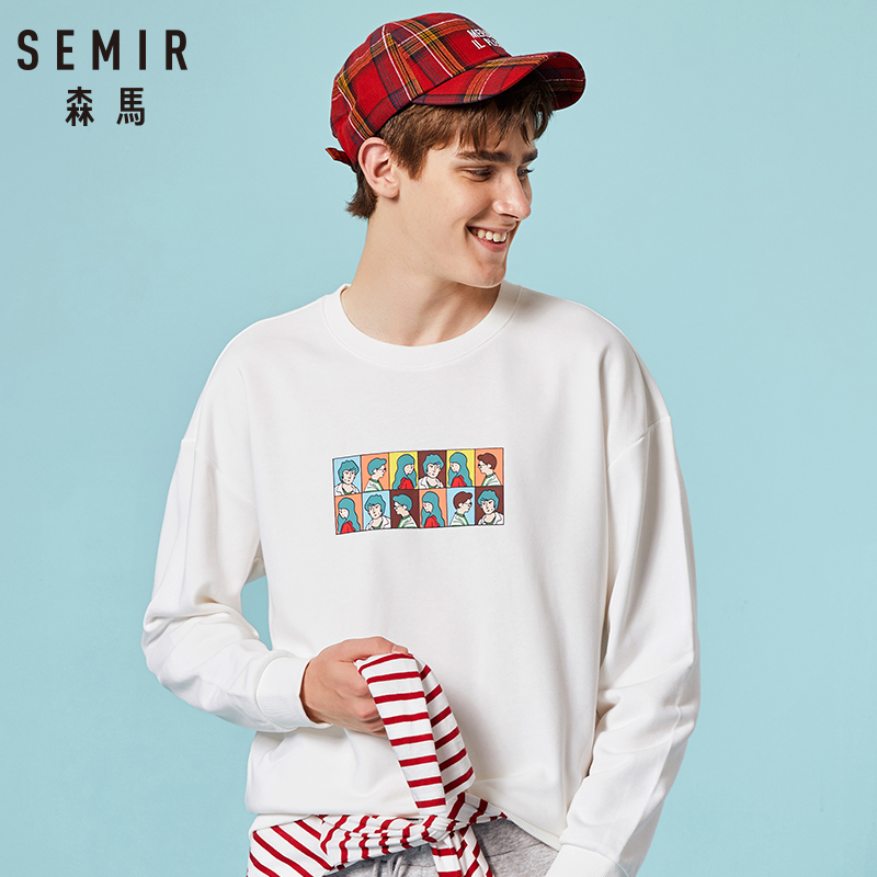 Sweatshirt homme SEMIR   en Coton - Ref 3130265 Image 3
