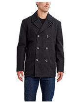 nautica normatica mens double-row buttoned wool what about the coat L25594 US straight mail