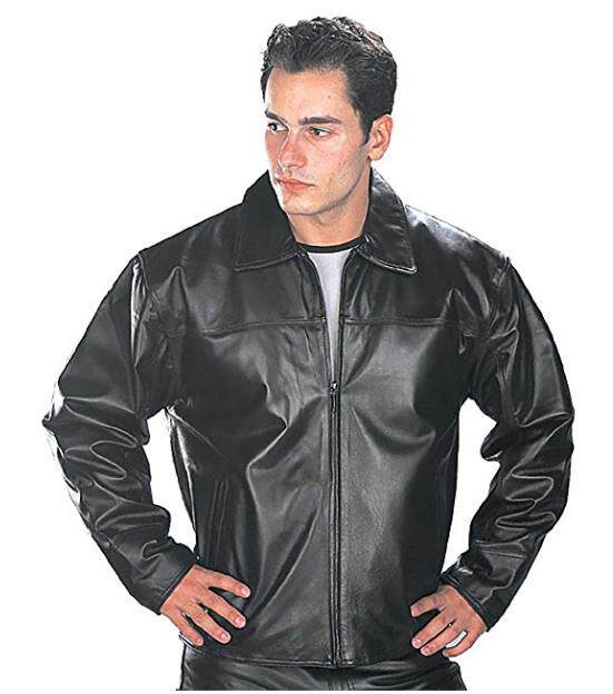 USA Leather men's genuine leather jacket leather jacket 48829