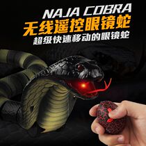 Simulation cobra remote control caterpillar Reptile bug insect electric cockroach tricky silicone fake snake toy