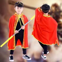 Qi Heavenly sage Sun Wukong telescopic rod Ruyi golden hoop rod shaking sound weapon childrens alloy toy supreme treasure large