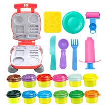 Childrens bread charters make rubber mud like a puree hamburger bunglers toy colored clay pasta Superman Chic and Hyatt