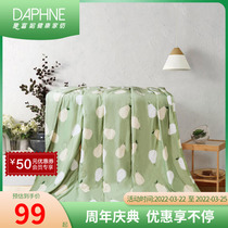 DeFune air conditioning by knitted cotton printed summer cool by single double summer thin quilt washable by core