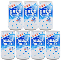 Japan imported CALPIS lactic acid bacteria colpis carbonated original soda beverage Net red 350ml canned