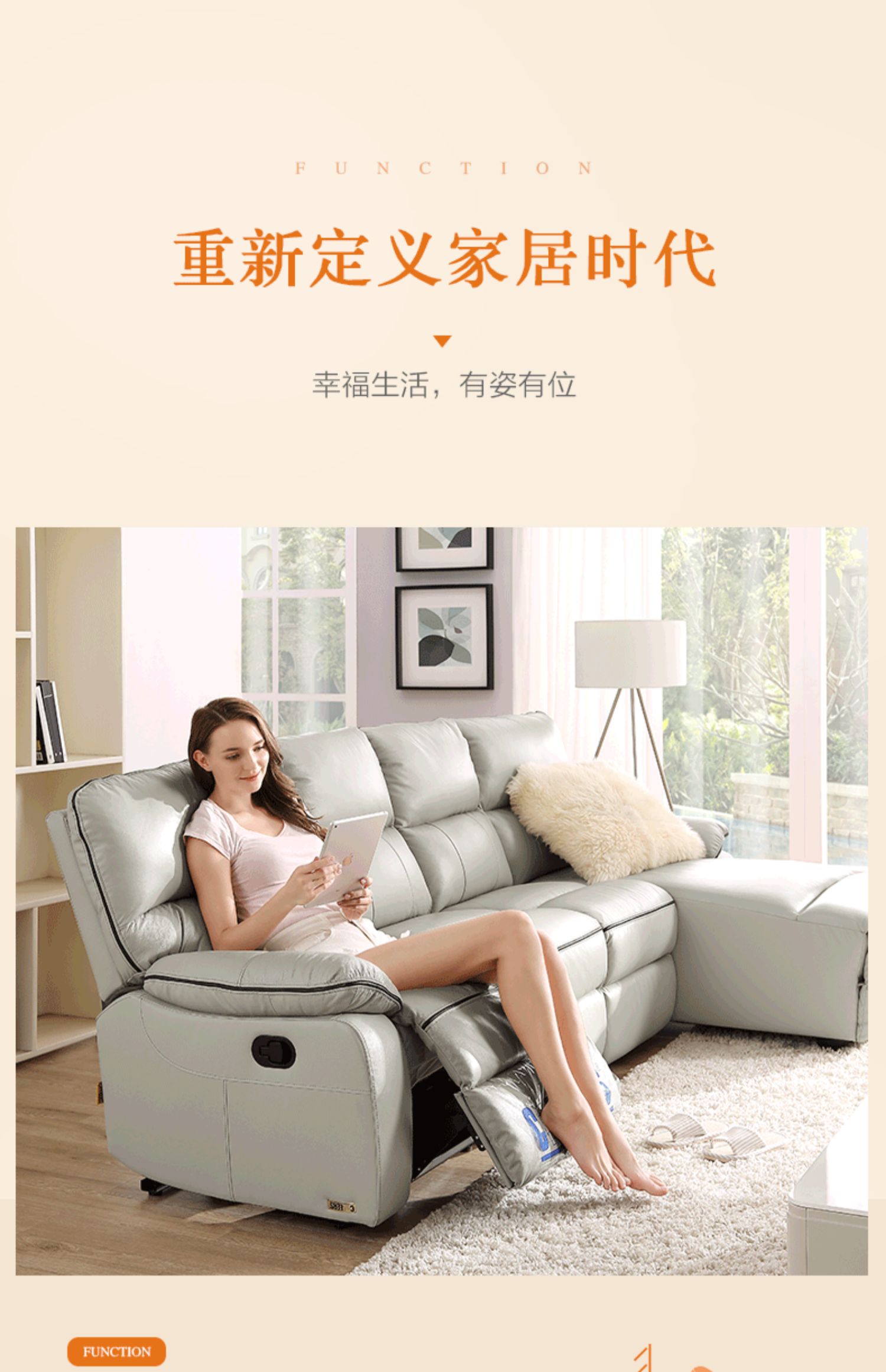 Chúc mừng hạng nhất cabin tính năng ghế sofa da hiện đại sofa phòng khách nhỏ gọn kích thước lười biếng căn hộ 5399 - Ghế sô pha mẫu ghế sofa kết hợp giường ngủ