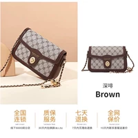 Темно-коричневая кроссбоди.