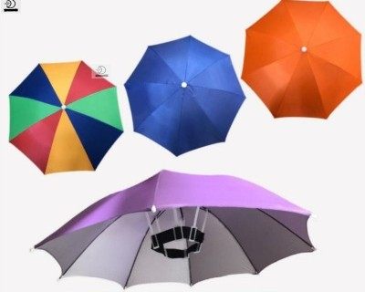 Commercial small umbrella parachute cap outdoor fishing umbrella cap cap headband header wearing umbrella