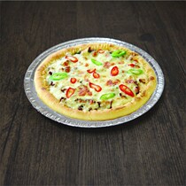 Factory direct aluminum foil pizza tray tin disc aluminum foil tray barbecue tray disposable cake tray tin foil