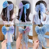 Детская заколка для волос с бантиком, аксессуар для волос, повязка на голову для принцессы