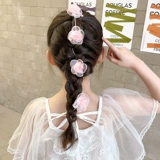 Детская заколка для волос с кисточками, аксессуар для волос, детские шпильки для волос, в цветочек