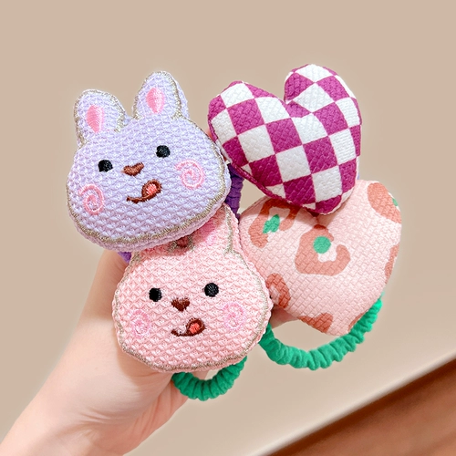 Детский высокий эластичный кролик, резинка для волос, аксессуар для волос, год кролика, новая коллекция