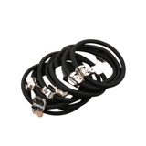 Резинка, черная заколка для волос с бантиком, аксессуар для волос, простой и элегантный дизайн