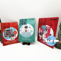  Civilized city promotional gifts custom puzzle coasters Refrigerator bookmarks and other one-dollar cultural and creative products