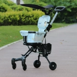 Детская складная тележка для выхода на улицу, коляска на четырех колесах для путешествий