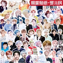 Luo Yumin stickers nct around the same star account mobile phone case cute emoji bag decoration stickers