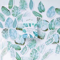 Mo ink box stickers mint diary book photo album decoration stickers sealing stickers diy stickers shock