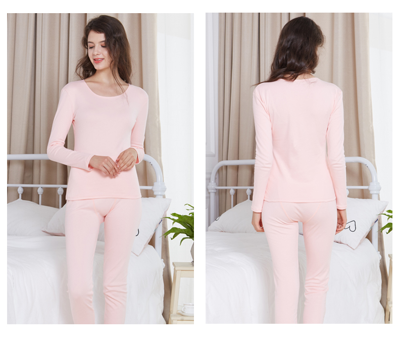 Người trung niên và người lớn tuổi Quần áo mùa thu cỡ lớn Phụ nữ mặc quần dài set đồ cotton cho mẹ đồ lót nữ bằng vải cotton đơn quần giữ nhiệt nam