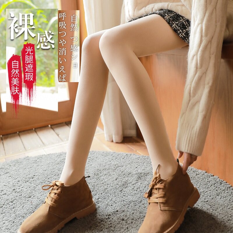 Japan high waist collection of sexy inner lap pants outside wearing light legs invisible silk stocking elastic stomping socks anti-seduces thickened women