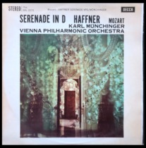 Mingxingel Mozarts 7th Night Hafner ED1 front page Decca 1LP*black rubber