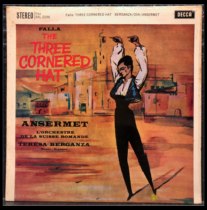 Anselmet Ansermet Faa Triangle Hat ED1 front page AS on Decca 1LP*black rubber