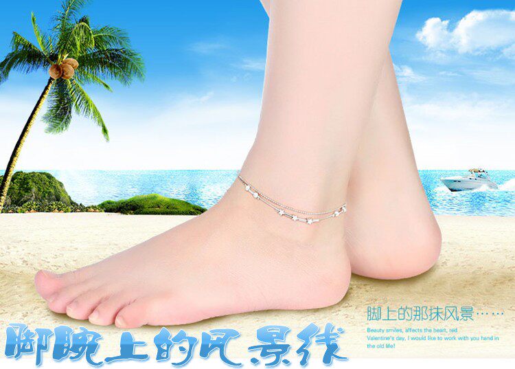 Chaine de cheville Femme OTHER   en Argenterie - Ref 3102512 Image 8