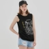 ROMANTIC CROWN2019 mùa hè mới hợp tác áo vest hợp thời trang áo phao cotton cá tính - Áo vest cotton Áo vest cotton