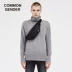 Ngôi sao của thương hiệu MOCO ngôi sao CommON GENDER với áo len cashmere cổ cao - Áo len