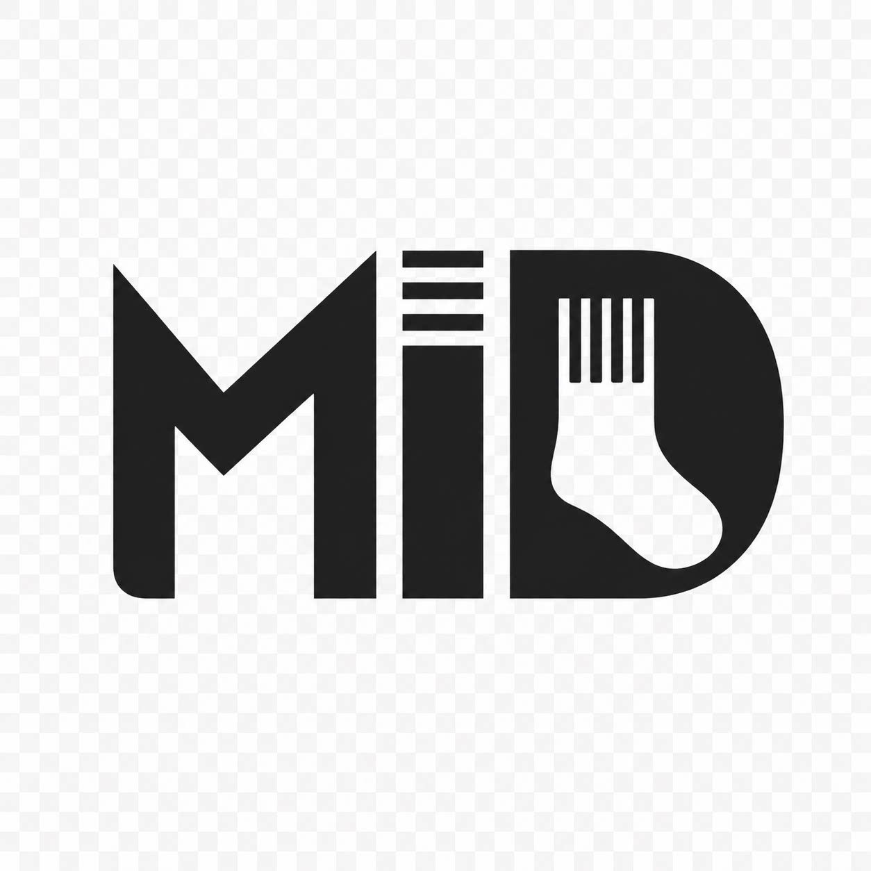 MID袜业的LOGO