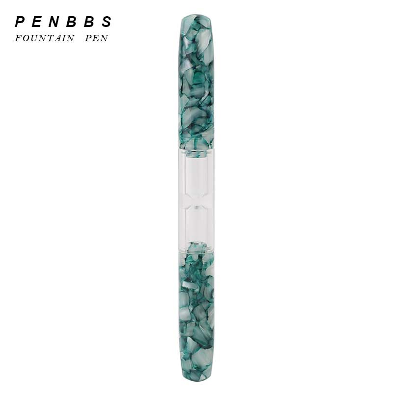 penbbs469 pen holder ink storage transparent demonstration pen holder pen China pen Forum acrylic colored resin Ming pointed knife edge polished adult calligraphy student Practicing Character Gift Boxed Pen-Taoba