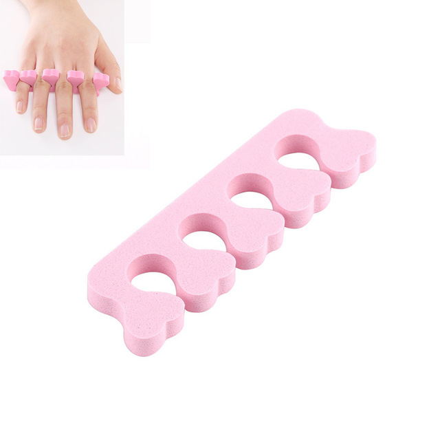 Manicure, nail polish, finger cotton, sponge toe splitter, toe cotton, toe split nail foam artifact