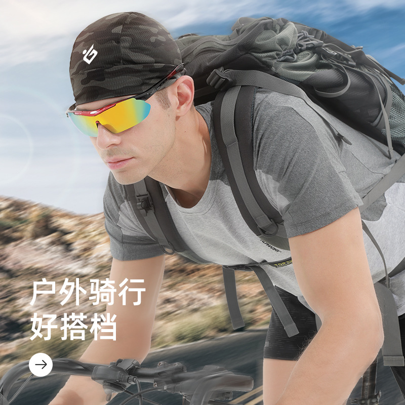 Quick-drying melon skin cap men and women summer ice silk cycling running sports fitness bicycle breathable sweat-absorbing thin hat