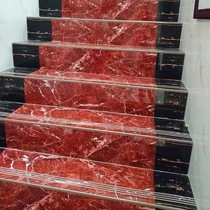 Anti-skid stair step brick marble floor tile living room gray whole full glazed tile ladder step brick step