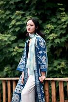 ten Zhan Flora Dyeing leather Wax Dyeing Pan Button Clothes Coat Jacket Blouses Pure Handmade Plant Dyeing