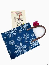ten Natural Plant Dyeing Blue Dye Dabby Type Paste Dyeing Leather Strap Satchel Pure Handmade 